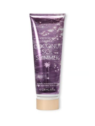 Coconut Sol Shimmer - парфюмированный лосьон для тела c шиммером Victoria's Secret, 236 мл 4i4-864 фото