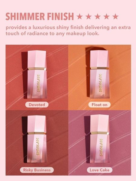 Жидкие румяна с шиммером Sheglam Color Bloom Dayglow Liquid Blush Shimmer Finish-Risky Business a5b-7a8 фото