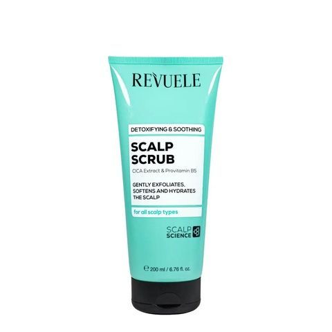 Скраб для кожи головы детоксикационный успокаивающий Revuele Scalp Scrub 200 мл 34b-88b фото