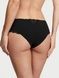 Трусики-чіки жіночі безшовні з мереживом Victoria's Secret No-Show Lace-Trim Cheeky Panty чорні tgl-6ph-hoy фото 3
