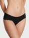 Трусики-чіки жіночі безшовні з мереживом Victoria's Secret No-Show Lace-Trim Cheeky Panty чорні tgl-6ph-hoy фото 1