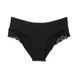 Трусики-чіки жіночі безшовні з мереживом Victoria's Secret No-Show Lace-Trim Cheeky Panty чорні tgl-6ph-hoy фото 2