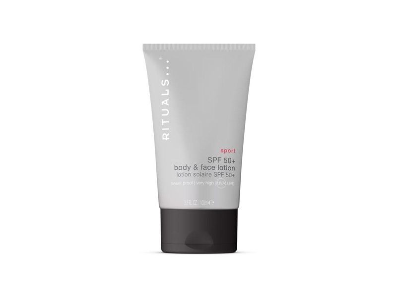 Сонцезахисний лосьйон для обличчяя і тіла Rituals Sport SPF 50+ Body & Face Lotion 100 мл a1b-646 фото