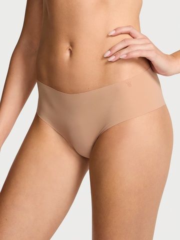 Трусики-чики женские бесшовные Victoria's Secret No-Show Cheeky Panty бежевые  6j9-ep1-hdi фото