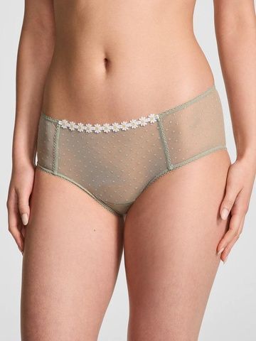 Трусики-чики женские кружевные Victoria's Secret PINK Wink Cheeky Panty зеленые 8m7-ff4-h6 фото