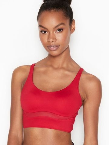 Спортивный топ с чашечками Victoria's Secret Lightweight Sport Bra красный ckn-ctr-1dr фото