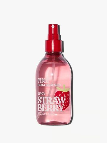 Juicy Strawberry - мист для волос и тела PINK Victoria's Secret, 236 мл 71c-232 фото