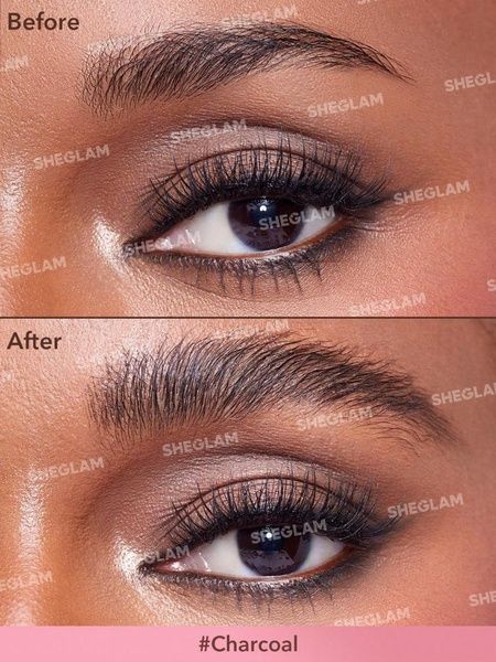 Маркер-помадка для брів Sheglam Brow-Fection Angled Brush & Dip Charcoal 1.2 мл c82-815 фото