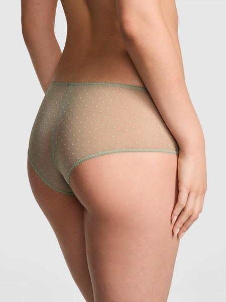 Трусики-чики женские кружевные Victoria's Secret PINK Wink Cheeky Panty зеленые 8m7-ff4-h6 фото