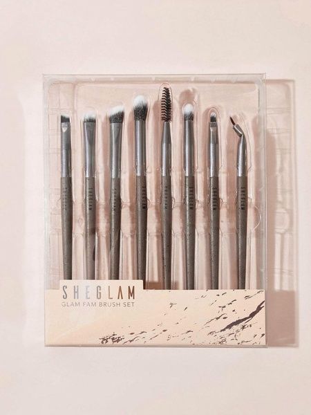 Набор кистей для макияжа Sheglam Glam Fam Brush Set Coffee Brown 428-731 фото