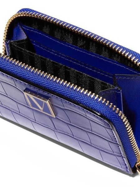 Мини-кошелек Victoria's Secret синий крокодил 471-84i фото