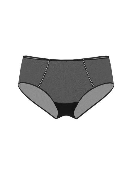 Трусики-чики жіночі мереживні Victoria's Secret PINK Wink Cheeky Panty чорні h0l-mzn-a30 фото