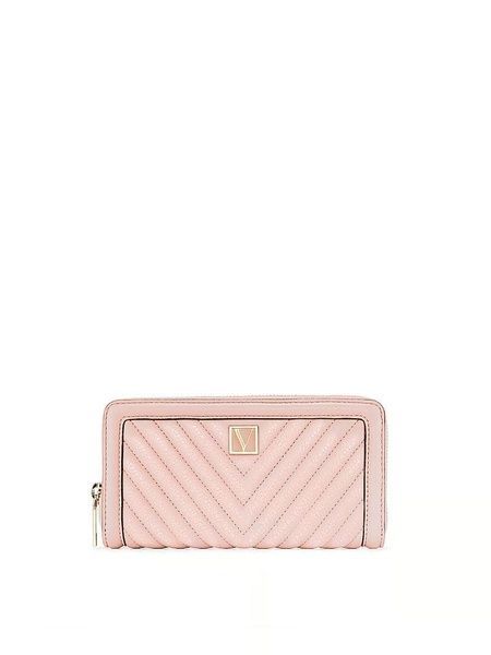 Кошелек пудровый Victoria's Secret Large Wallet with Zip 487-b37 фото