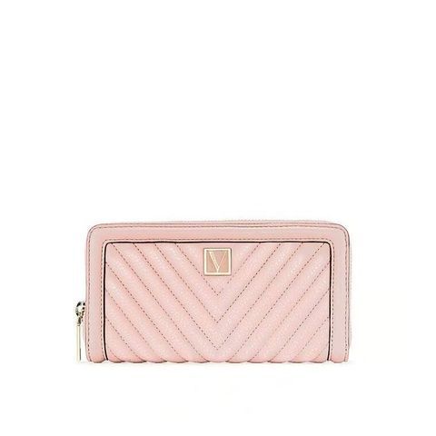 Кошелек пудровый Victoria's Secret Large Wallet with Zip 487-b37 фото