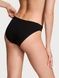 Трусики-бикини женские хлопковые Victoria's Secret Lace-Waist Bikini Panty черные  yu7-xq5-a34 фото 2