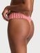 Трусики-стринги женские кружевные Victoria's Secret Lace Thong Panty персиковые fis-8up-gm6 фото 2