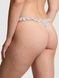 Трусики-стринги кружевные женские с рюшами Victoria's Secret PINK Wink Flutter Thong Panty серые  erw-ibb-0jt фото 3