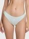 Трусики-стринги женские хлопковые Victoria's Secret The Lacie Cotton Lace-Waist Thong голубые clk-e0p-qtm фото 1