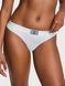 Трусики-стринги жіночі бавовняні Victoria's Secret Logo Cotton Thong Panty блакитні  49c-ju5-iqk фото 3