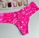 Трусики-стринги женские бесшовные PINK Victoria's Secret No-Show Thong Panty розовый неон mgh-fc9-wzb фото 1