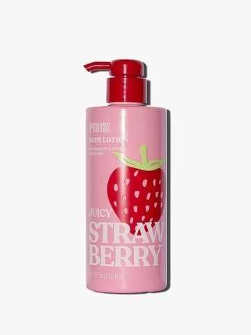 Juicy Strawberry - лосьон для тела с дозатором PINK Victoria's Secret, 355 мл 9bb-3c8 фото