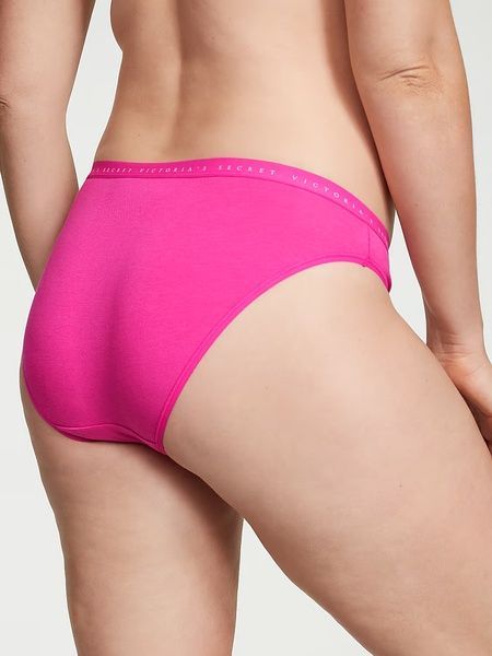 Трусики-бикини женские Victoria's Secret Stretch Cotton Bikini Panty малиновые ys5-19x-4ii фото