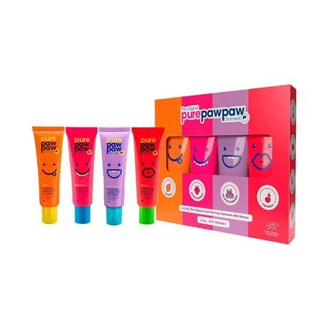 Набор Pure Paw Paw &ndash; восстанавливающие бальзамы для губ со вкусом (4 шт по 15г) 947-947 фото