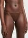 Трусики-стринги женские люксовые кружевные Victoria's Secret Icon Lace Adjustable Thong Panty коричневые siz-o41-mtx фото 3