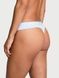Трусики-стринги жіночі бавовняні з логотипом Victoria's Secret Exploded Logo Cotton Thong блакитні  4jo-7i4-sy0 фото 2
