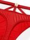 Трусики-стринги женские люксовые Victoria's Secret So Obsessed Strappy Thong Panty красные lzo-k25-hf5 фото 3