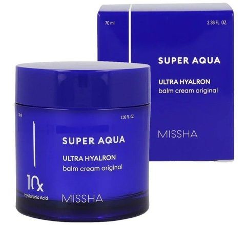 Увлажняющий крем-бальзам для лица Missha Super Aqua 10 Ultra Hyalron 70 мл 0a7-1cb фото