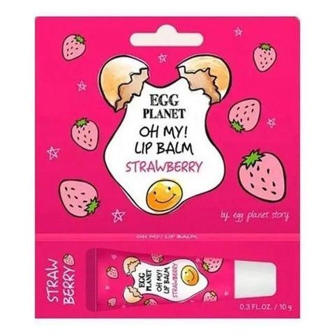 Бальзам для губ Клубника Daeng Gi Meo Ri Egg Planet My Lip Balm Strawberry 10 г b37-645 фото