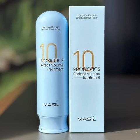 Шампунь + Бальзам для объема волос с пробиотиками Masil Probiotics Perfect Volume 2we3 фото