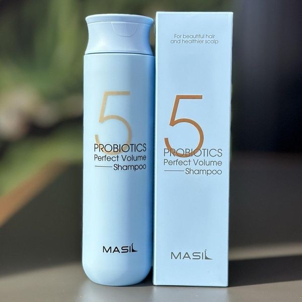 Шампунь + Бальзам для объема волос с пробиотиками Masil Probiotics Perfect Volume 2we3 фото