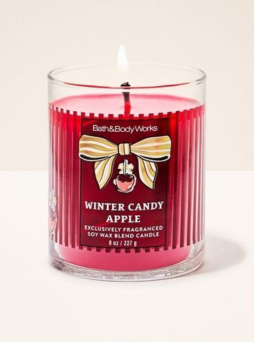Свеча ароматическая Winter Candy Apple Bath&Body Works, 227г 028023615 фото