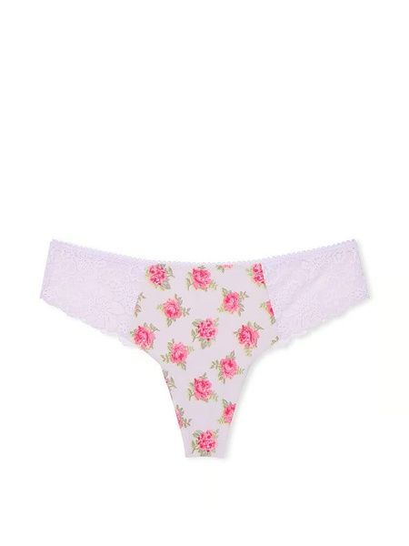 Трусики-стрінги жіночі безшовні PINK Victoria's Secret No-Show Thong Panty бузкові a6k-l49-ch6 фото