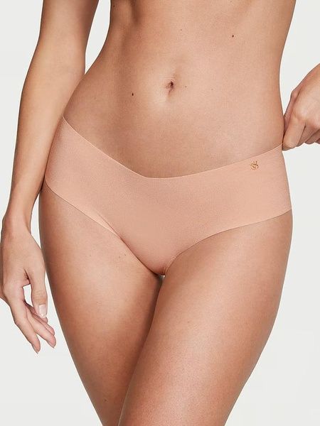 Трусики-чики женские бесшовные Victoria's Secret No-Show Cheeky Panty бежевые plq-fsu-drd фото