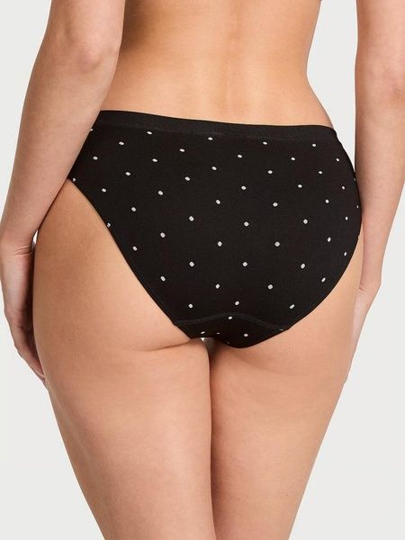 Трусики-бикини женские с микрофибры Victoria's Secret Seamless Bikini Panty черные 6qf-1hw-68c фото