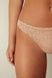 Трусики-бразилиана женские кружевные из микрофибры Intimissimi Lace and Microfiber Brazilian бежевые SBD96M8 фото 2