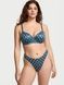 Трусики-стринги женские хлопковые Victoria's Secret Stretch Cotton High-Leg Scoop Thong Panty морская волна b85-e16-nkb фото 3