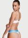 Трусики-стринги женские хлопковые Victoria's Secret Logo Cotton Thong Panty голубые z0j-j8r-f2o фото 3