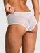 Трусики-чіки жіночі мереживні мереживні Victoria's Secret PINK Wink Cheeky Panty білі 402-m00-2mt фото 2