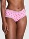 Трусики-чіки жіночі бавовняні з мереживом PINK Victoria's Secret Wink Lace-Trim Cheeky Panty рожеві 6fx-nta-g9e фото 1