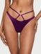 Трусики-стринги женские люксовые Victoria's Secret So Obsessed Strappy Thong Panty фиолетовые jck-095-gur фото 1