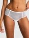 Трусики-чіки жіночі мереживні мереживні Victoria's Secret PINK Wink Cheeky Panty білі 402-m00-2mt фото 1