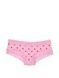 Трусики-чіки жіночі бавовняні з мереживом PINK Victoria's Secret Wink Lace-Trim Cheeky Panty рожеві 6fx-nta-g9e фото 2