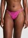 Трусики-стринги женские кружевные PINK Victoria's Secret Wink V-String Panty розовые xen-swu-zjs фото 1