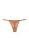 Трусики-стринги женские люксовые кружевные Victoria's Secret Icon Lace Adjustable Thong Panty бежевые ywo-n93-anw фото 2