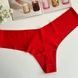 Трусики-стринги женские бесшовные PINK Victoria's Secret No-Show Thong Panty красные gyh-oyq-fpw фото 2