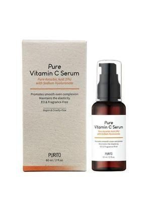 Сироватка для обличчя з вітаміном C Purito Pure Vitamin C Serum 60 мл PURITO-00001 фото